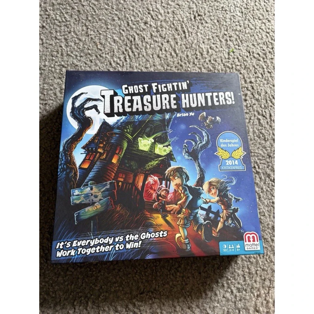 Ghost Fightin' Treasure Hunters Mattel Board Game COMPLETE